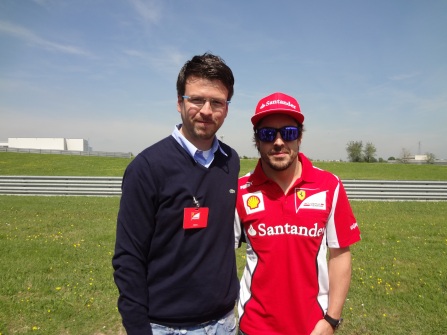 @DMerinoF1 & Fernando Alonso