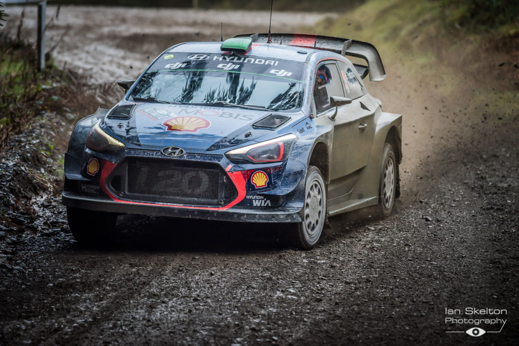 during the WRC Wales Rally GB 2017